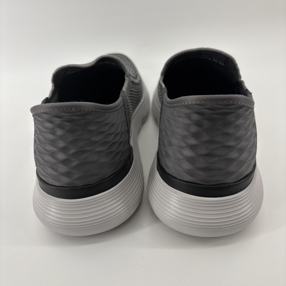 Skechers Hands Free Slip-ins Garza Brent Shoes Men's 10.5 Charcoal Grey Loafers - Picture 9 of 15